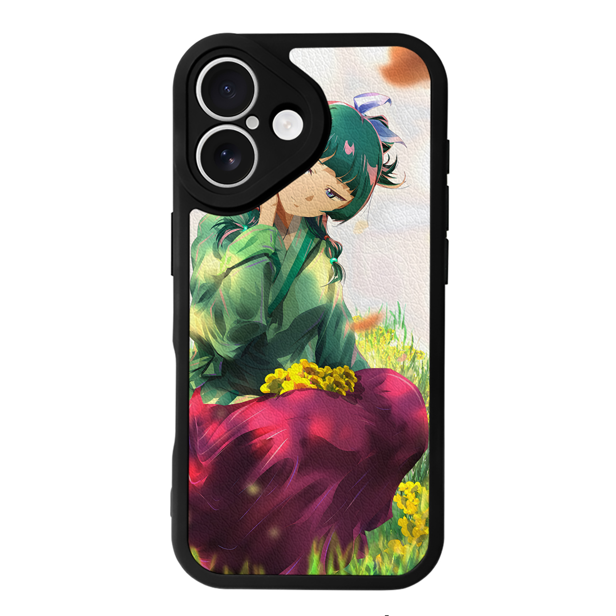 （画像用） 薬屋のひとりごと The Apothecary Diaries 【iPhone 16シリーズ対応】シリコンスマホケース（レザー調） 材質：シリコン